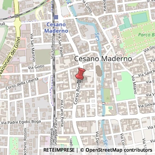 Mappa Corso Roma, 24, 20031 Cesano Maderno, Monza e Brianza (Lombardia)