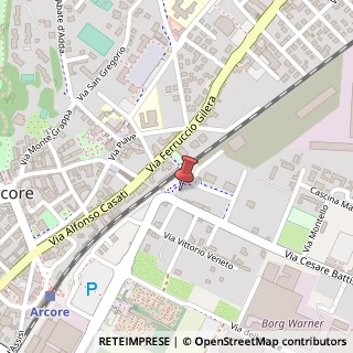 Mappa Via Cesare Battisti, 11, 20862 Arcore, Monza e Brianza (Lombardia)