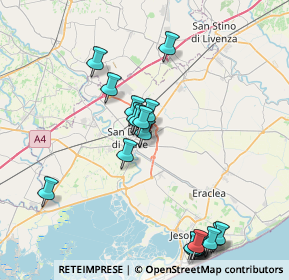 Mappa Via Giorgione, 30027 San Donà di Piave VE, Italia (8.762)