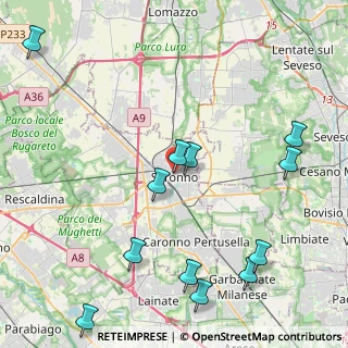 Mappa Via San Giacomo, 21047 Saronno VA, Italia (5.25083)