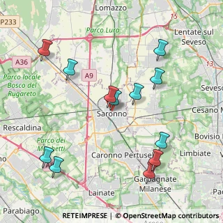 Mappa Via San Giacomo, 21047 Saronno VA, Italia (4.34)