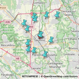 Mappa Piazzetta Schuster Cardinale, 21047 Saronno VA, Italia (3.37077)
