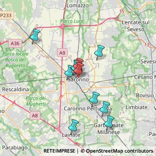 Mappa Via San Giacomo, 21047 Saronno VA, Italia (3.05636)