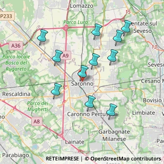 Mappa Via San Giacomo, 21047 Saronno VA, Italia (3.8)