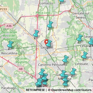 Mappa Via San Giacomo, 21047 Saronno VA, Italia (6.3675)