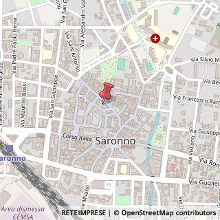 Mappa Piazzetta Schuster, 10, 21047 Saronno, Varese (Lombardia)