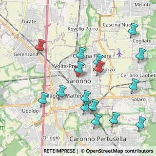 Mappa Via San Giacomo, 21047 Saronno VA, Italia (2.27188)
