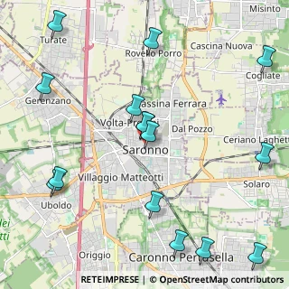 Mappa Via San Giacomo, 21047 Saronno VA, Italia (2.65333)