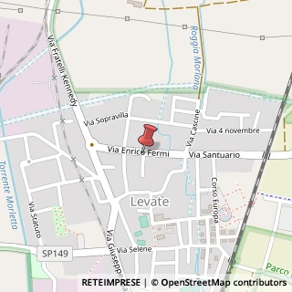 Mappa Via Enrico Fermi,  18, 24040 Levate, Bergamo (Lombardia)