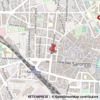 Mappa Via San Giuseppe, 10, 21047 Saronno, Varese (Lombardia)