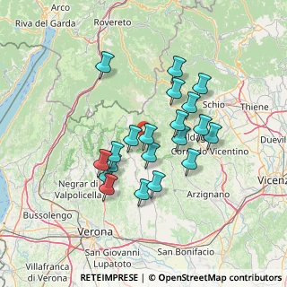 Mappa 37030 Selva di Progno VR, Italia (11.9275)