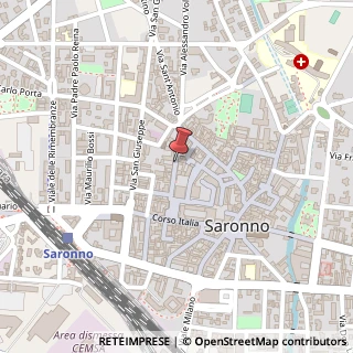 Mappa Via C. B. Cavour, 69, 21047 Saronno, Varese (Lombardia)