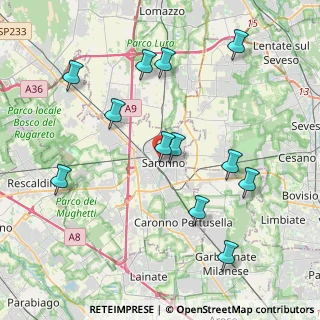 Mappa Piazza Alcide de Gasperi, 21040 Saronno VA, Italia (4.21833)