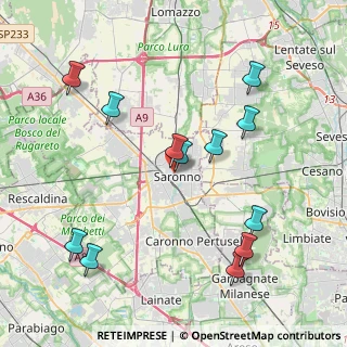 Mappa Piazza Alcide de Gasperi, 21040 Saronno VA, Italia (4.34583)