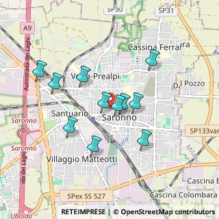 Mappa Piazza Alcide de Gasperi, 21040 Saronno VA, Italia (0.77727)