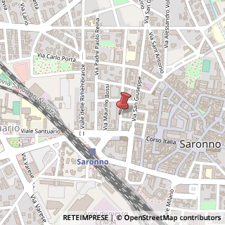 Mappa Via Angelo Ramazzotti,  4, 21047 Saronno, Varese (Lombardia)