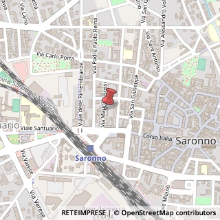 Mappa Via Maurilio Bossi, 31, 21047 Saronno, Varese (Lombardia)