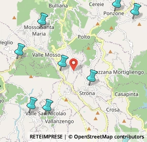 Mappa Frazione Simone, 13825 Valle Mosso BI, Italia (3.25)