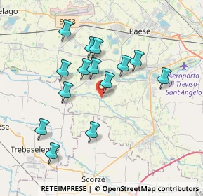 Mappa Via Tiveron, 31059 Zero branco TV, Italia (3.38786)