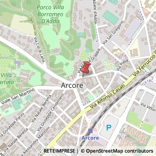 Mappa Via Umberto I, 55, 20862 Arcore, Monza e Brianza (Lombardia)