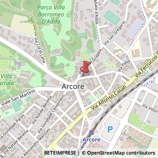 Mappa Via Umberto I, 46, 20862 Arcore, Monza e Brianza (Lombardia)