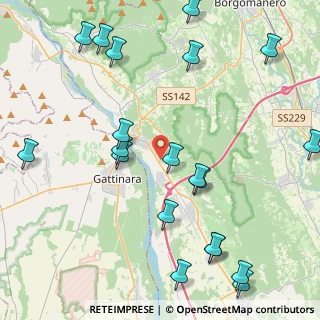 Mappa Via Brigata Alpina Taurinense, 28078 Romagnano Sesia NO, Italia (5.3755)
