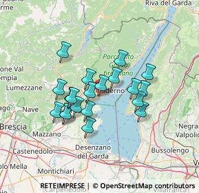 Mappa Via Vittoriale, 25083 Gardone Riviera BS, Italia (10.809)