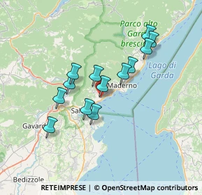 Mappa Via Vittoriale, 25083 Gardone Riviera BS, Italia (5.87462)