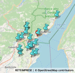 Mappa Via Vittoriale, 25083 Gardone Riviera BS, Italia (6.63667)