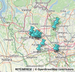 Mappa Via Trento, 20027 Rescaldina MI, Italia (9.57846)