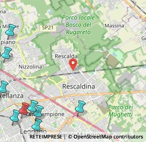 Mappa Via Trento, 20027 Rescaldina MI, Italia (3.77636)