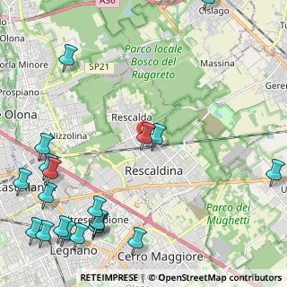 Mappa Via Pietro Mascagni, 20027 Rescaldina MI, Italia (3.286)