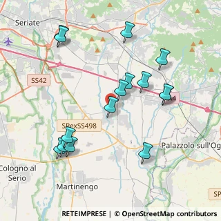 Mappa Via Giacomo Matteott, 24050 Calcinate BG, Italia (4.13133)