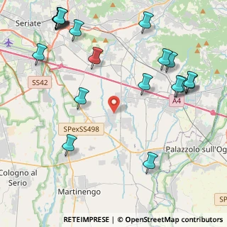 Mappa Via Giacomo Matteott, 24050 Calcinate BG, Italia (5.63947)