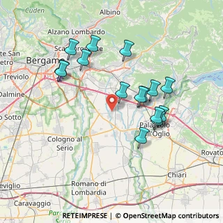 Mappa Via Giacomo Matteott, 24050 Calcinate BG, Italia (7.088)