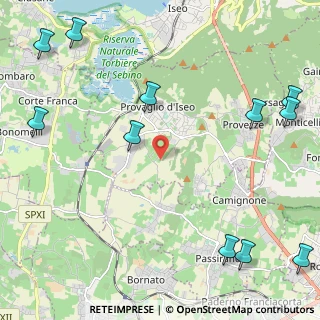 Mappa Via per Monterotondo, 25050 Provaglio d'Iseo BS, Italia (3.17)