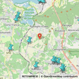 Mappa Via per Monterotondo, 25050 Provaglio d'Iseo BS, Italia (3.518)