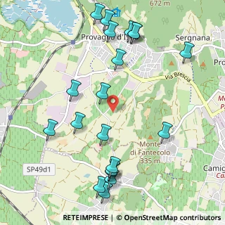 Mappa Via per Monterotondo, 25050 Provaglio d'Iseo BS, Italia (1.244)