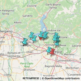 Mappa Via per Monterotondo, 25050 Provaglio d'Iseo BS, Italia (10.23923)