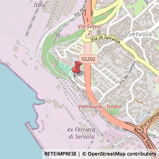 Mappa Via San Lorenzo in Selva, 162, 34146 Trieste, Trieste (Friuli-Venezia Giulia)