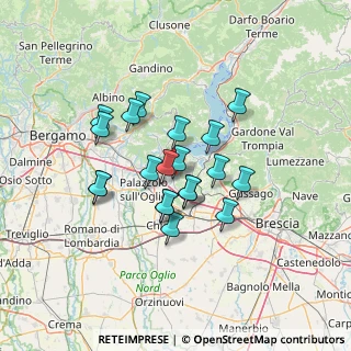 Mappa Via Cave, 25030 Adro BS, Italia (10.6645)