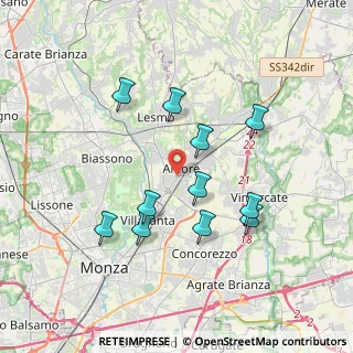 Mappa Via Alessandro Manzoni, 20862 Arcore MB, Italia (3.41636)