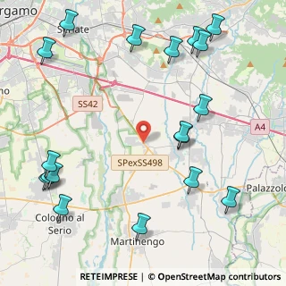 Mappa Via G. Deledda, 24050 Cavernago BG, Italia (5.67333)