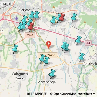 Mappa Via G. Deledda, 24050 Cavernago BG, Italia (4.9045)