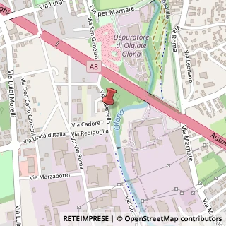 Mappa Via Adamello, 14, 21057 Olgiate Olona, Varese (Lombardia)