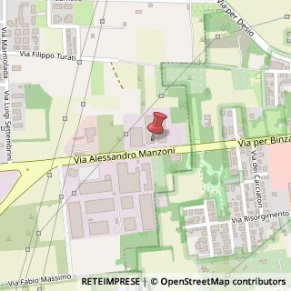 Mappa Via A. Manzoni, 153, 20811 Cesano Maderno, Monza e Brianza (Lombardia)