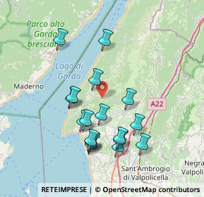 Mappa Via Pineta Sperane, 37010 San Zeno di Montagna VR, Italia (7.08056)