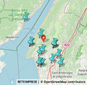 Mappa Via Pineta Sperane, 37010 San Zeno di Montagna VR, Italia (6.38867)