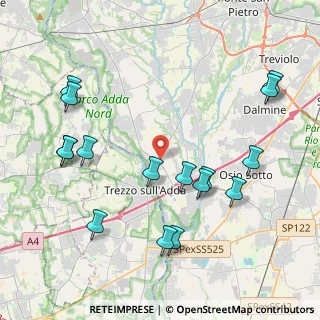 Mappa Via Leonardo da Vinci, 24042 Capriate San Gervasio BG, Italia (4.62938)