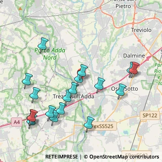 Mappa Via Leonardo da Vinci, 24042 Capriate San Gervasio BG, Italia (4.62722)